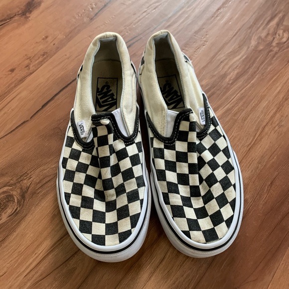 checkered vans size 6 womens